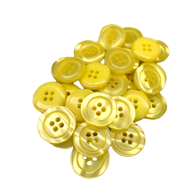 Bouton blanc 12 mm - 4 aguj.