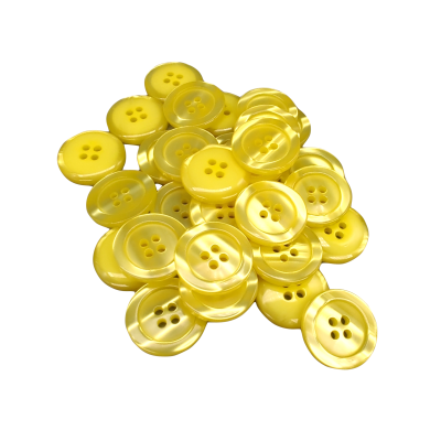 Weißer Knopf 12 mm - 4 aguj.