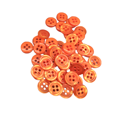 Bouton blanc 12 mm - 4 aguj.