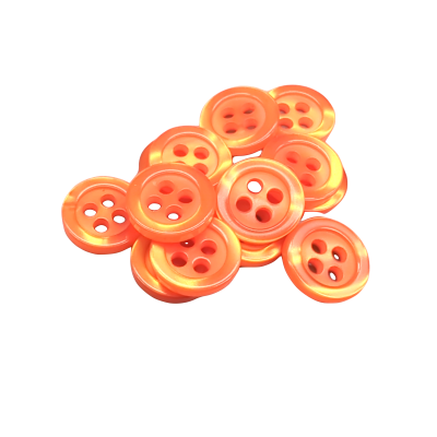 Bouton blanc 12 mm - 4 aguj.