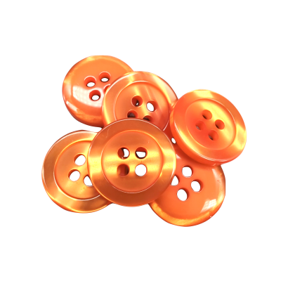 Weißer Knopf 12 mm - 4 aguj.