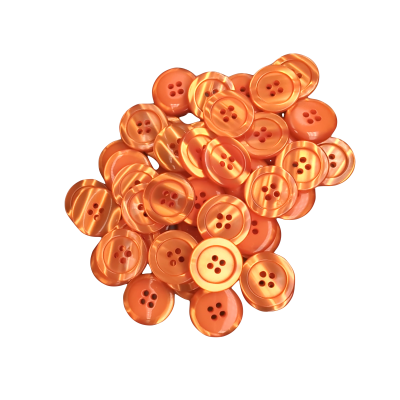 Botón Básico Naranja - 5 medidas