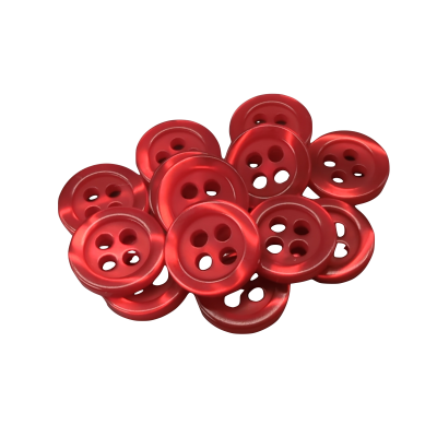 Bouton blanc 12 mm - 4 aguj.