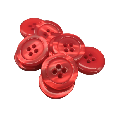 Botón Básico Rojo - 5 medidas
