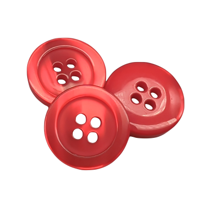 White button 12 mm - 4 aguj. White button 12 mm - 4 aguj.