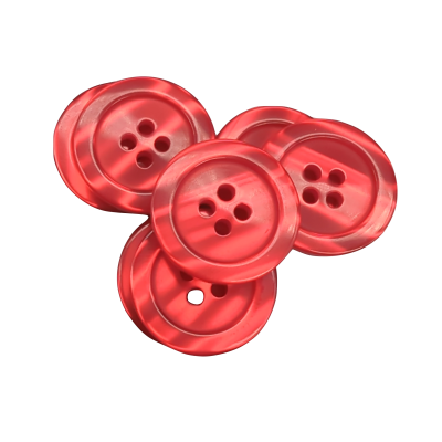 Bouton blanc 12 mm - 4 aguj.