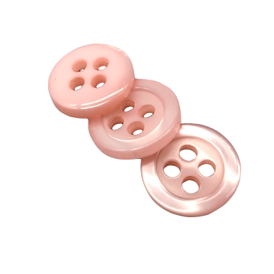 Bouton blanc 12 mm - 4 aguj.