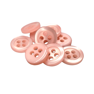 Bouton blanc 12 mm - 4 aguj.