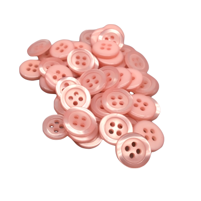 Pulsante bianco 12 mm - 4 aguj.