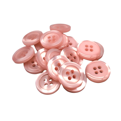 Pulsante bianco 12 mm - 4 aguj.