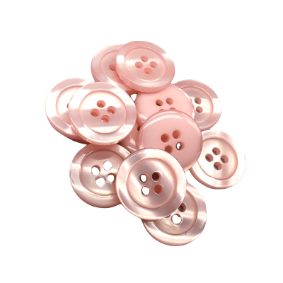 Bouton blanc 12 mm - 4 aguj.