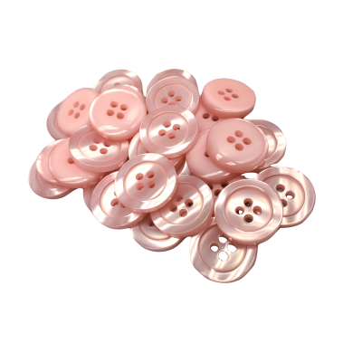 Bouton blanc 12 mm - 4 aguj.