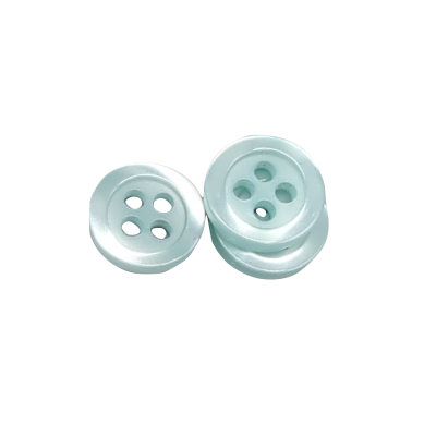 Pulsante bianco 12 mm - 4 aguj.