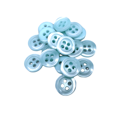 Pulsante bianco 12 mm - 4 aguj.