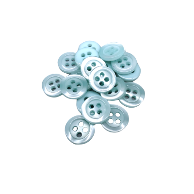 Pulsante bianco 12 mm - 4 aguj.