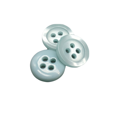 White button 12 mm - 4 aguj.