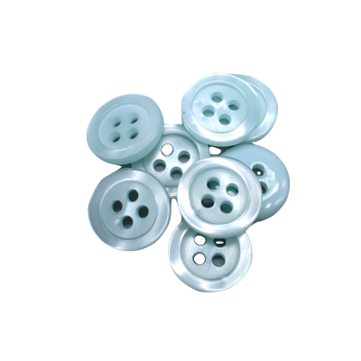 White button 12 mm - 4 aguj.