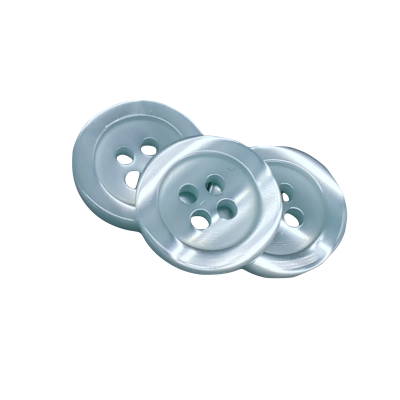 Bouton blanc 12 mm - 4 aguj.