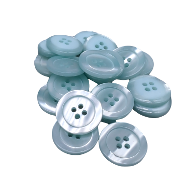 White button 12 mm - 4 aguj.