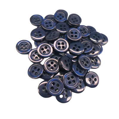 Bouton blanc 12 mm - 4 aguj.