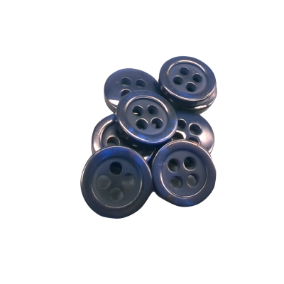 Bouton blanc 12 mm - 4 aguj.