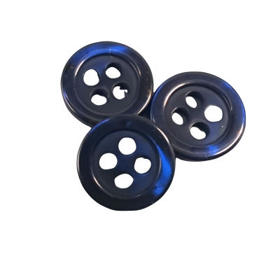 Bouton blanc 12 mm - 4 aguj.