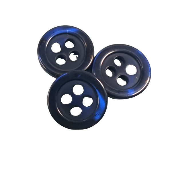 Basic Navy Blue Button - 5 sizes