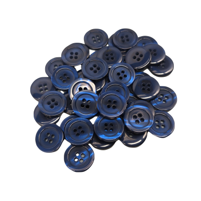 Botón Básico Azul Marino - 5 medidas