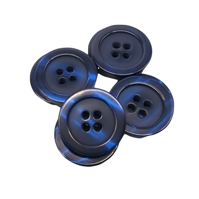 Botón Básico Azul Marino - 5 medidas
