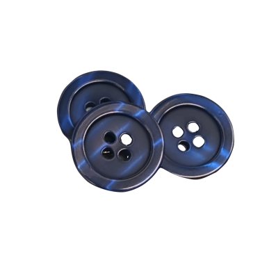 Bouton blanc 12 mm - 4 aguj.