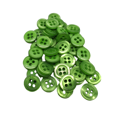 White button 12 mm - 4 aguj.