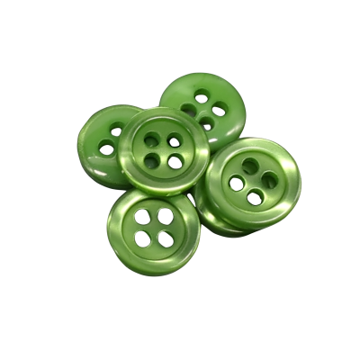 White button 12 mm - 4 aguj.