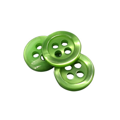 White button 12 mm - 4 aguj.