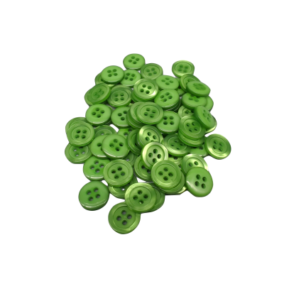 White button 12 mm - 4 aguj.