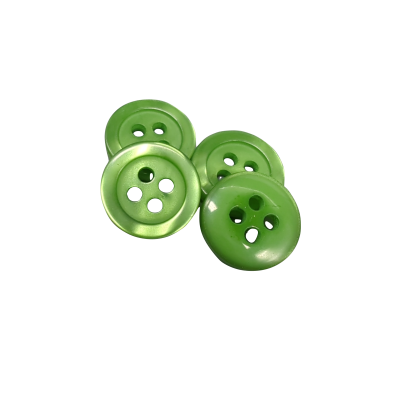 White button 12 mm - 4 aguj.