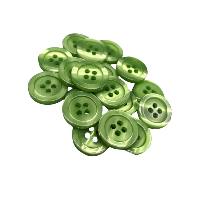 White button 12 mm - 4 aguj.