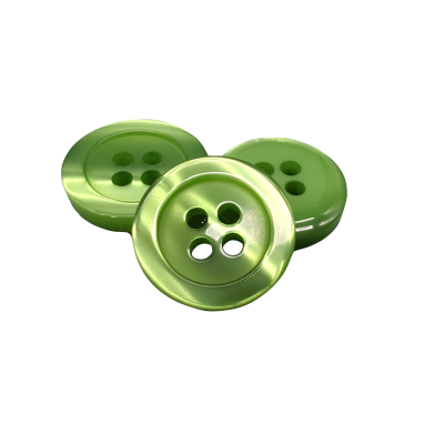 Botón Básico Verde Vivo - 5 medidas