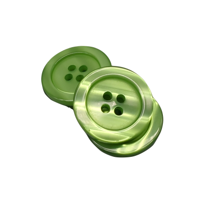 Weißer Knopf 12 mm - 4 aguj.