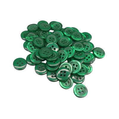 Weißer Knopf 12 mm - 4 aguj.