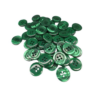 Weißer Knopf 12 mm - 4 aguj.