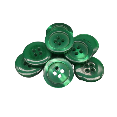 Botón Básico Verde Oscuro - 5 medidas