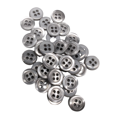 Bouton blanc 12 mm - 4 aguj.