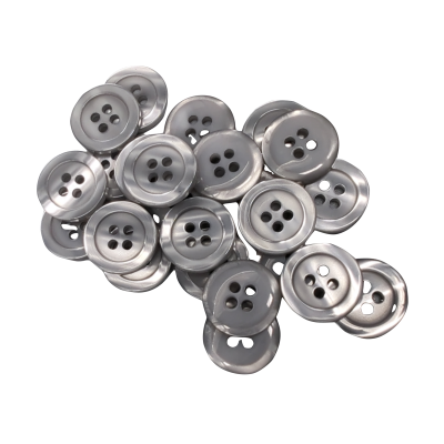 White button 12 mm - 4 aguj.