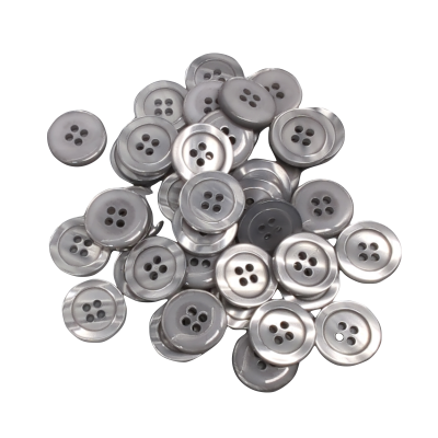 Bouton blanc 12 mm - 4 aguj.