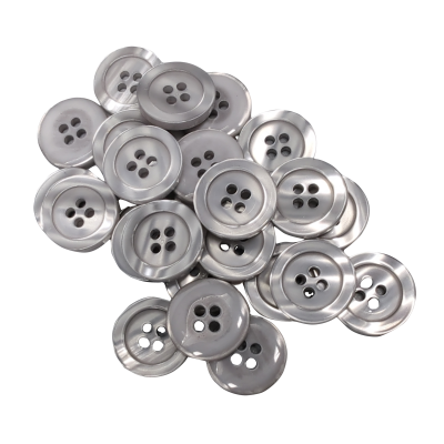 Bouton blanc 12 mm - 4 aguj.