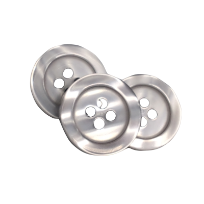 Pulsante bianco 12 mm - 4 aguj.