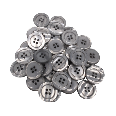 Pulsante bianco 12 mm - 4 aguj.