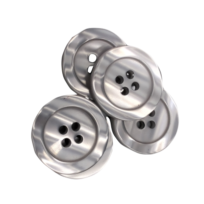 Pulsante bianco 12 mm - 4 aguj.