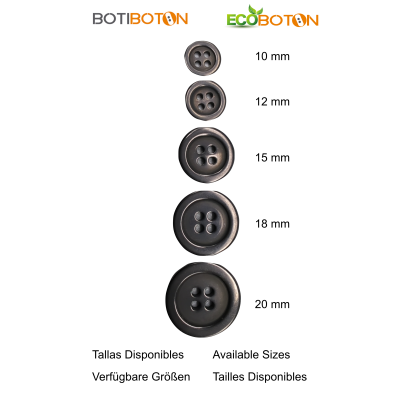 Pulsante bianco 12 mm - 4 aguj.