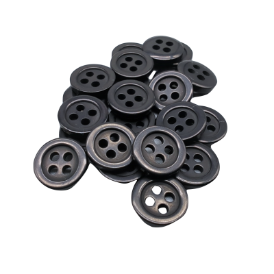 Pulsante bianco 12 mm - 4 aguj.